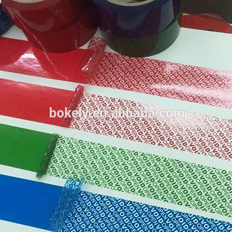 Partial Transfer Packing Box Security Sealing Tape