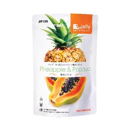 Небольшие лакомства для домашних животных без добавления натуральные маленькие домашние животные сушеные ананасы и папайя лакомства для маленьких домашних животных-Поддержка оптовиков OEM/ODM