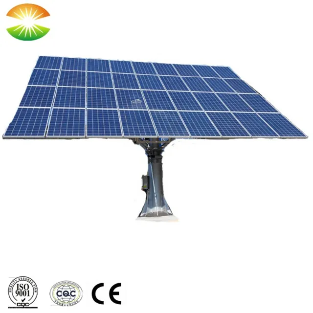 
10KW dual axis solar panels tracking system 