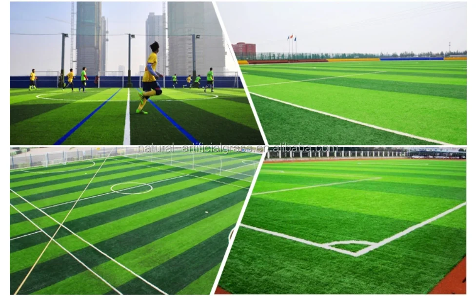 Plastic football artificial grass soccer synthetic grass for soccer fields
