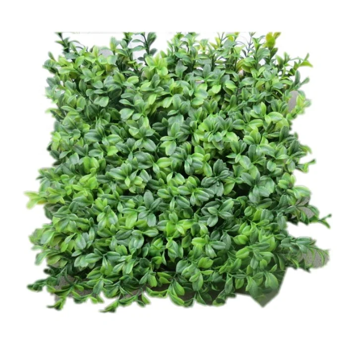 48 pieces Ready products products  PE  seeds leaves 100 tops mat panels artificial fence hedge  25*25 cm size
