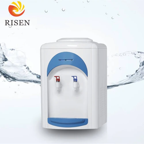 New design countertop plastic hot cold arizona water dispenser machine water cooler top loading without refrigerator