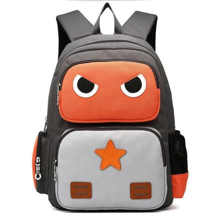 Милый детский школьный 3D-Рюкзак с роботом на плечо