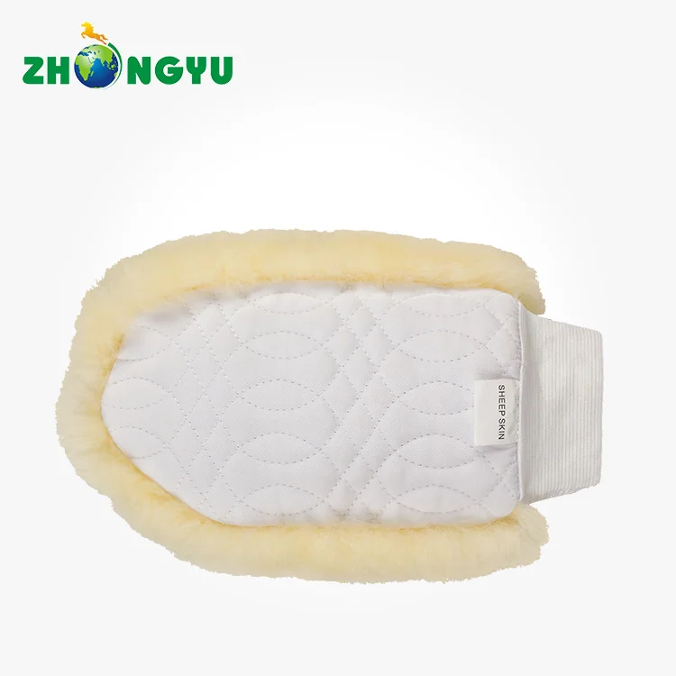 
sheepskin lambswool wash mitt sale 