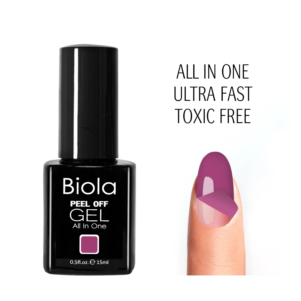 SDC Vegan Peel off 1 step gel nail polish uv led for personal use nail paint