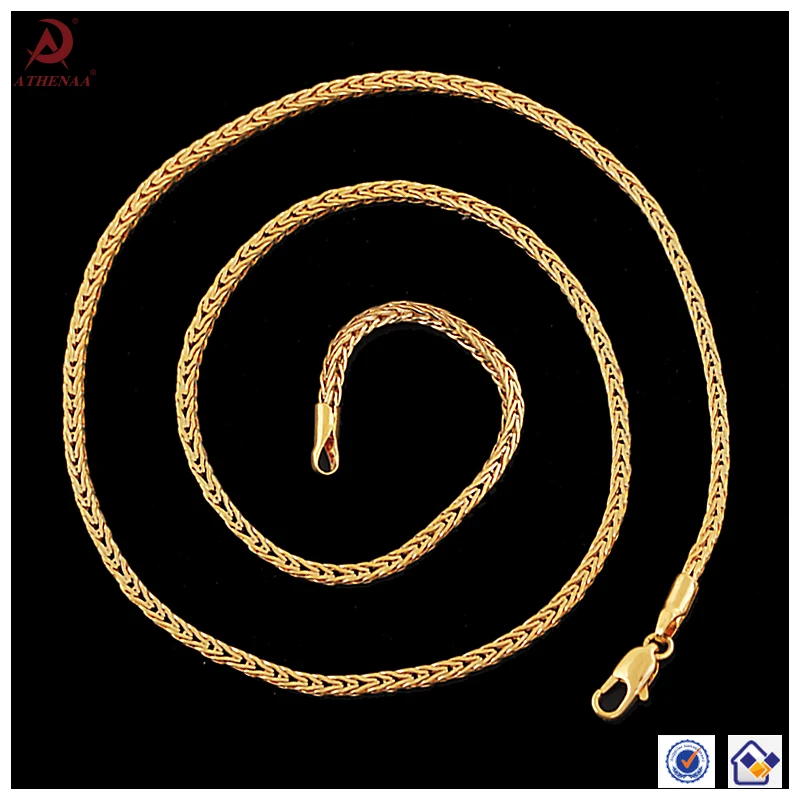 ATHENAA New Gold Neck Chain Designs Girl,Copper Chain Necklace,Gold Chain