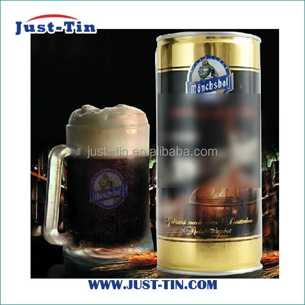1L tin can with easy open end for beverage juice wholesale