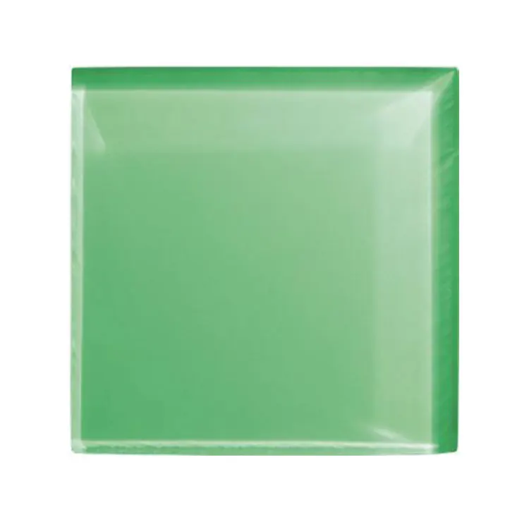 10x10 cm red glitter crystal clear glass mosaic tile for kitchen