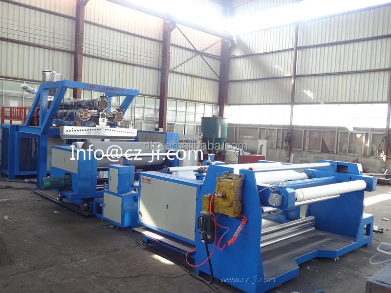 Co-extruded CPE casting film machine