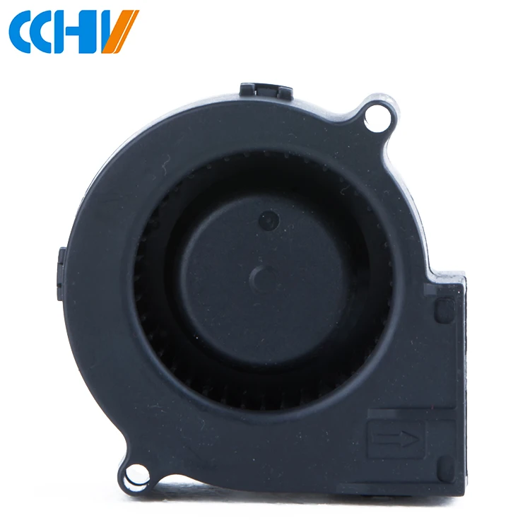 
12v 24v high air volumE silent mini dc plastic blower 75x75x30mm ventilator blower fan 
