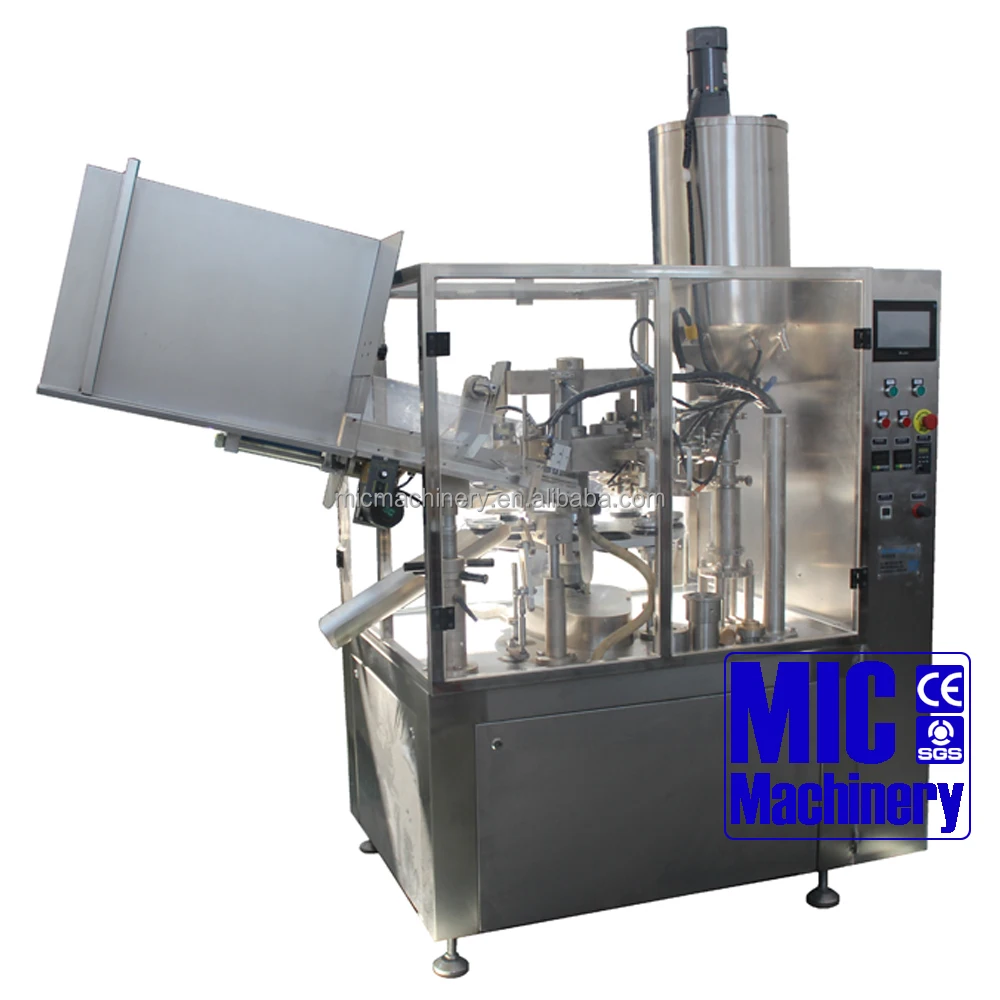 Heating and stirring hopper pigment wax product silicone sealant ginger paste plastic tube filler sealer