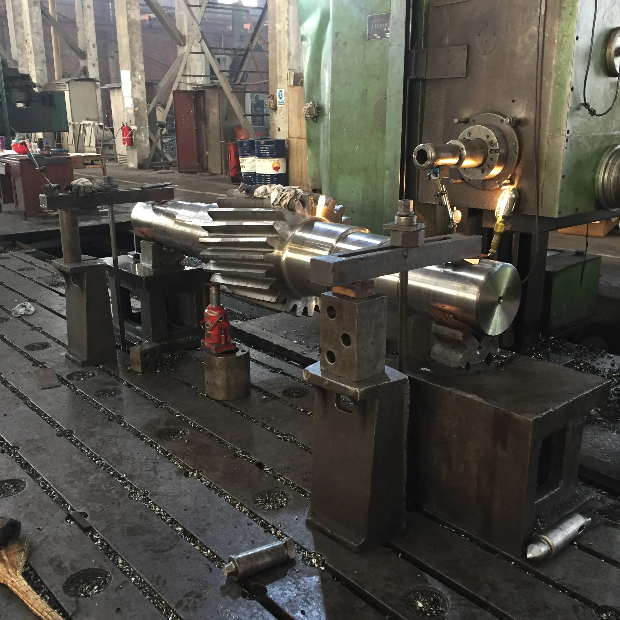 Cnc Lathe Machining Forging Coal Mill Double-helical Customized Spur Steel Mechanical Forged Machine Spindle Gear Drive Shaft