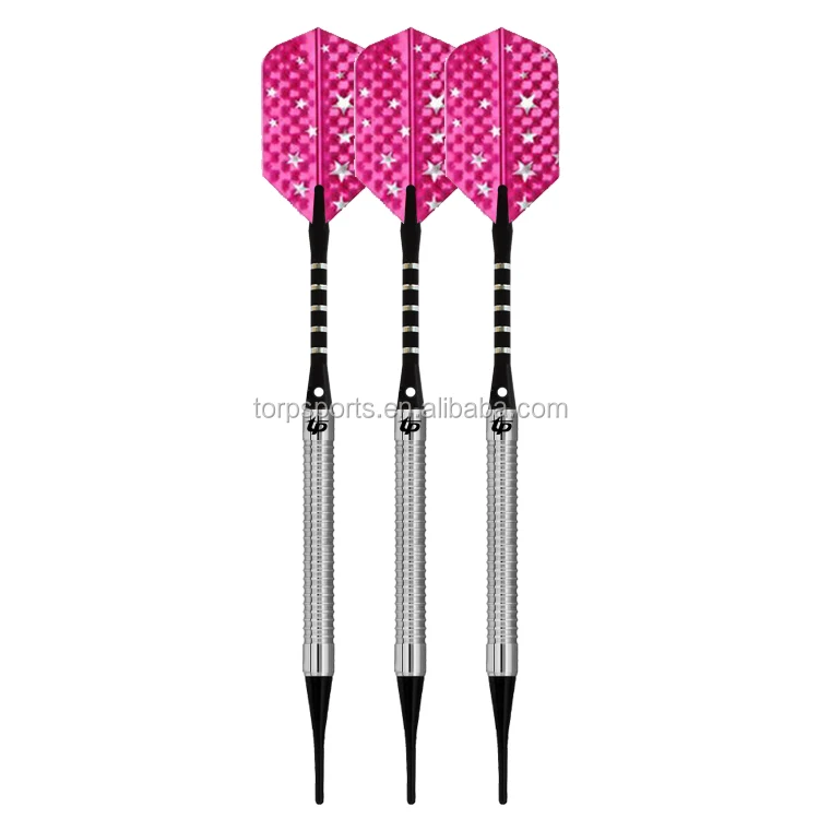 20-26g 70%-90% Brass/Tungsten High quality soft Tip Darts set TD-S008
