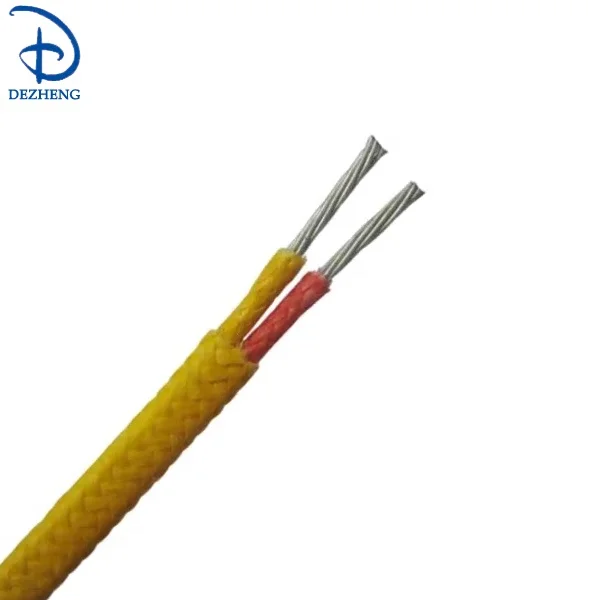 Fiberglass Insulated K Type Thermocouple Wire