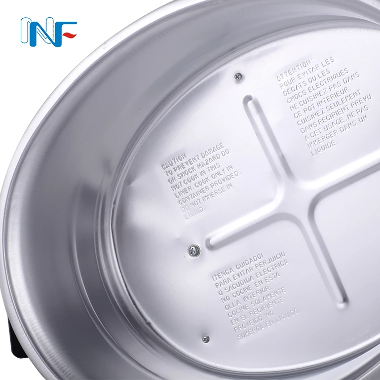 Kitchen Cooking Oval Crock Pot With Timer 7 Quart Slow Cooker