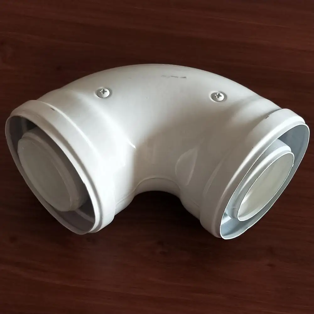 Baxi 60/100mm 90 Degree Coaxical Flue Bend for Condensing