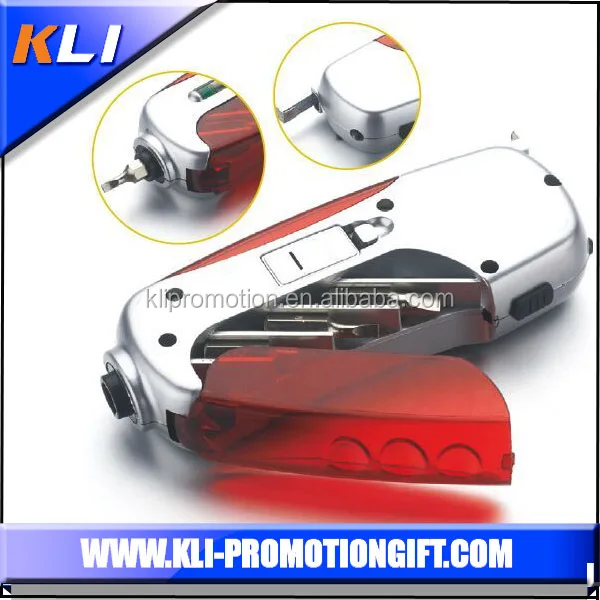 car shape mini tool set mini screwdriver set with led light