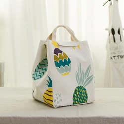Ins Fashion Hot Selling Heat Insulation Cotton Lunch Bag Cooler Bag