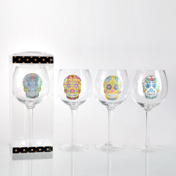 6 Pc Drinking Wine Glasses Set Dinner Glassware Juice Dining 280Ml Gift  Glassware Juice Drinking