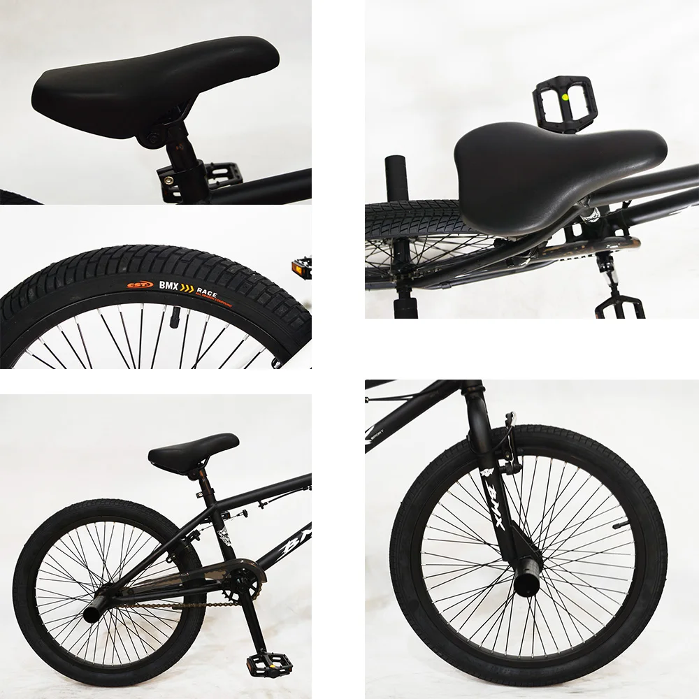 
China supplier 20 inch hi-ten steel frame u brake 360 degree bmx bike freestyle 