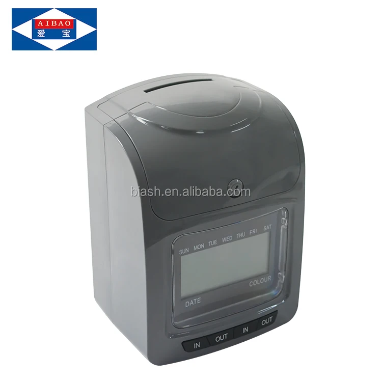 Employee punch time card machine 4 column