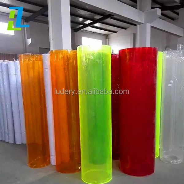 Clear And Colored 1000mm Large Diameter Cast Acrylic Tube