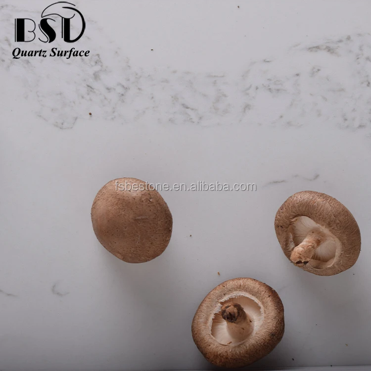 Jazz White Quartz Stone Calacatta Slabs