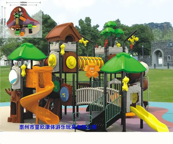 outdoor plastic playsets for kids outdoor playground outside playground structure TX--101