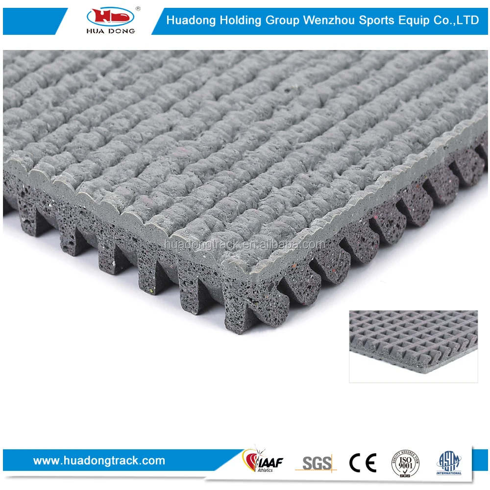 
Sports court flooring recycled rubber rolls prefabricated athletic running track 