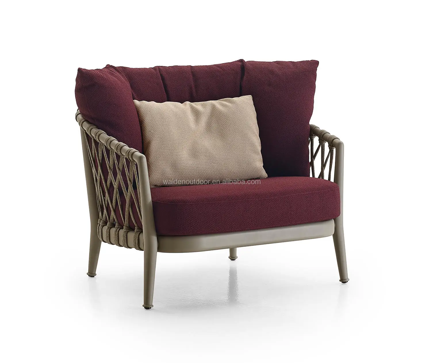 Уличная мебель Walden для патио, кресло/удобный Однорычажный диван/наборы садовых диванов из ротанга