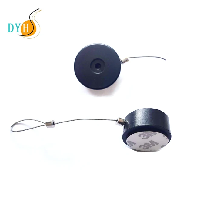 2021 New Round Shape mini Retractable Anti Theft Pullbox for jewelry display
