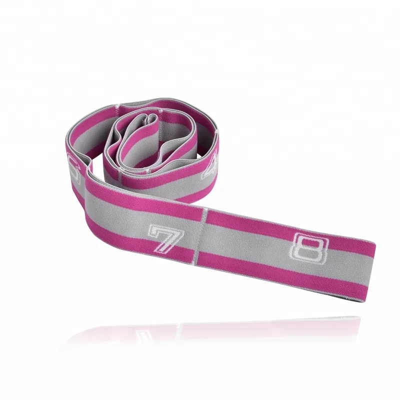 Adjustable Dual Elastic Yoga Stretching Strap Band Belt For Balance Trainer