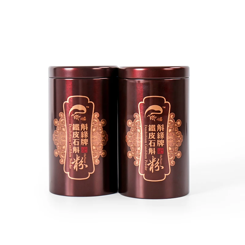 
Factory Wholesale Food Grade Small Round Metal Tin Box For Tea Coffee 