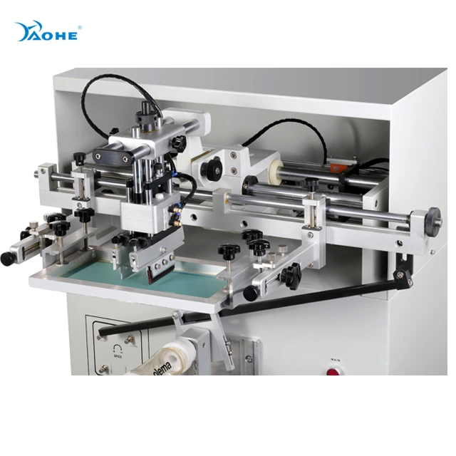 Cylinder Bottle Silk Screen Printing Machine / Screen Printer Price