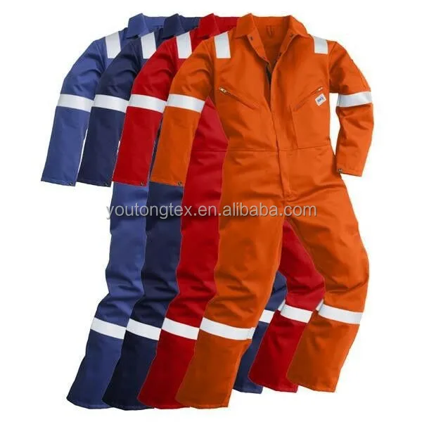 Flame retardant fireproof anti-static anti acid alkali waterproof workwear uniform