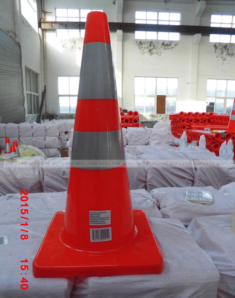 Fluorescent PVC Safety Road Cone, Traffic Cone