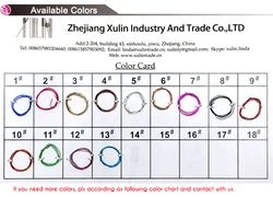 XULIN Good Quality Round Smooth Brass Beading, Jewelry Making Copper Wire