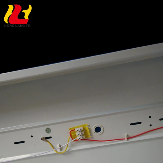 Офисная Поверхностная установка Железный корпус 2x40 Вт 36 18 2 трубки T8 Светодиодная флуоресцентная или традиционная трубка решетка световая панель 300x1200