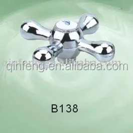 double faucet handlewheels made by zinc and mixer accessories OEM offered,decorative outdoor faucet handles