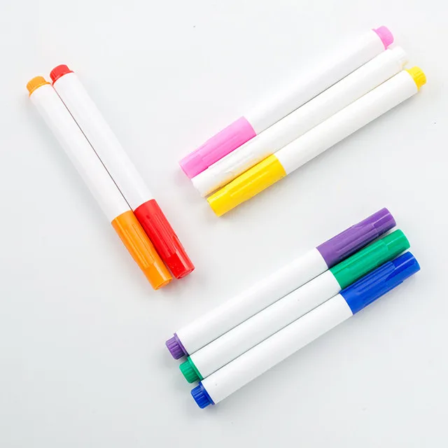 Wholesale Custom Non-toxic Round Toe Liquid Chalk Marker Assorted 8 Colors Chalk Markers for Blackboard Chalk Pen