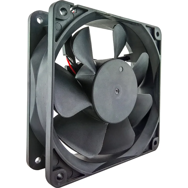 Осевой вентилятор 24 В постоянного тока 12038 бесщеточный вентилятор 12 В постоянного тока вентилятор 120 мм шарикоподшипник медный провод