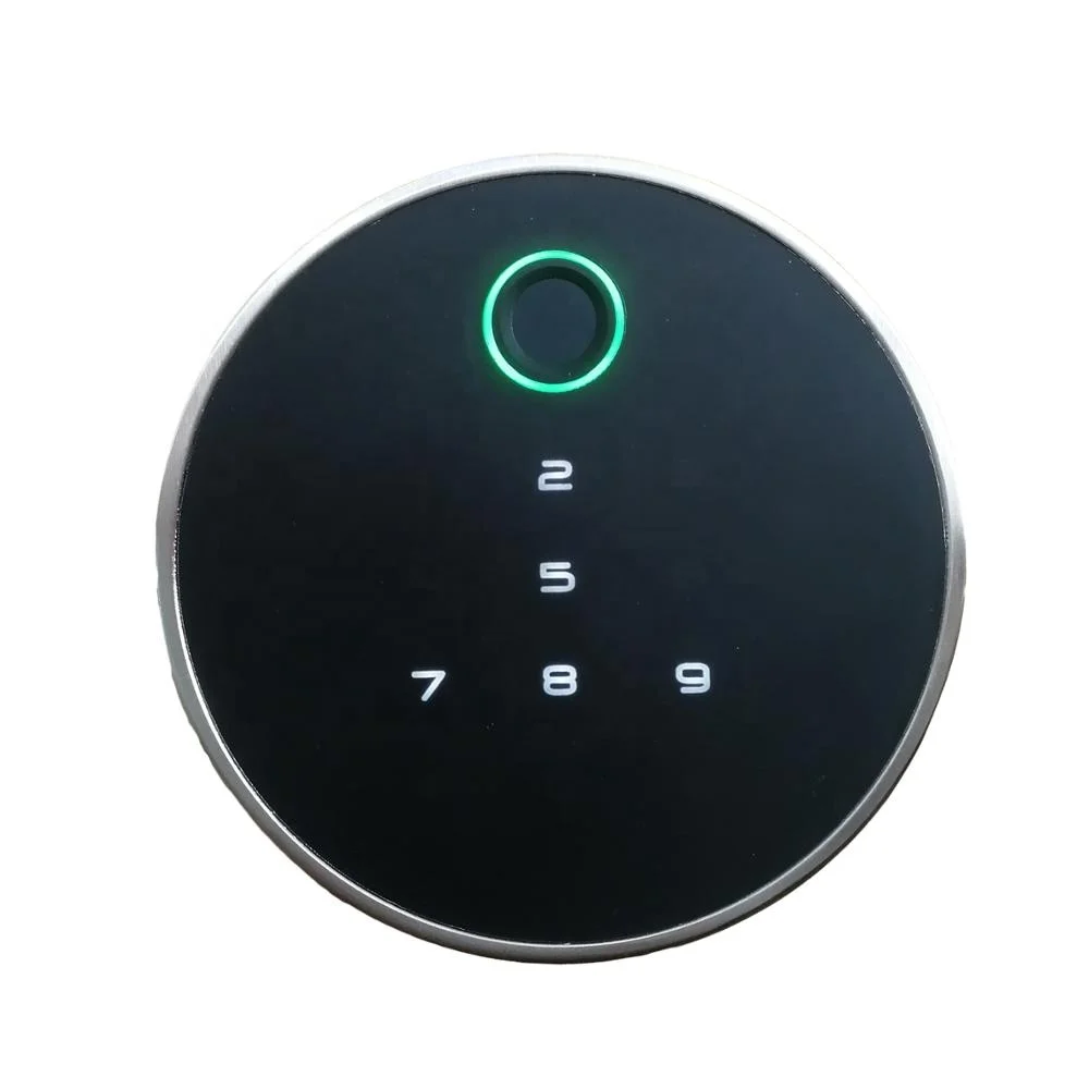 Electronic Fingerprint Zinc-alloy Round Fire Cabinet Lock for safes and Vault