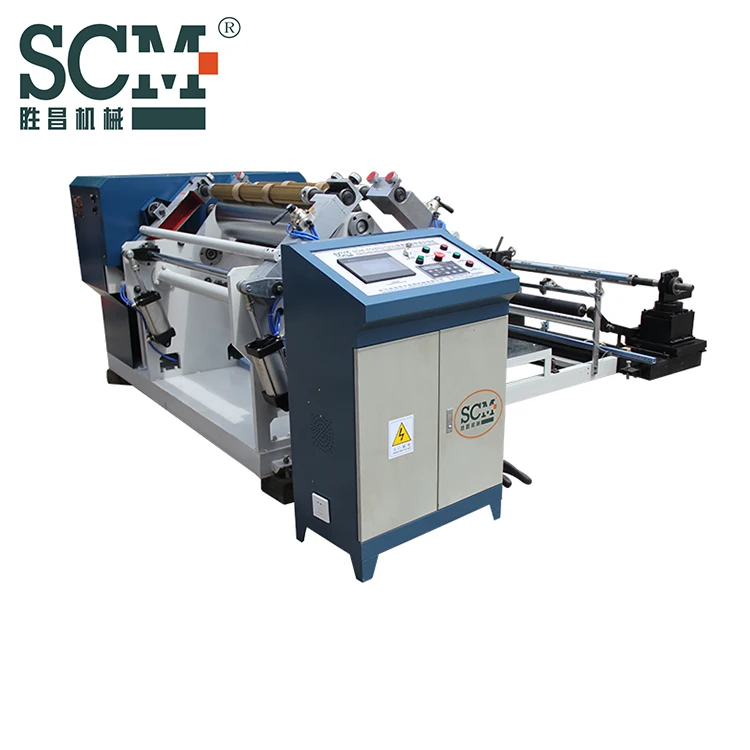 
Cutting and rewinding machine BOPP PET PE PVC narrow strip cutting and rewinding 