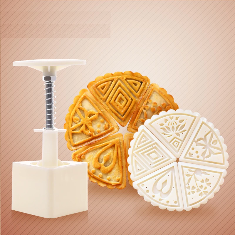 Autumn Festival Hand-Pressure Moon Cake Mould