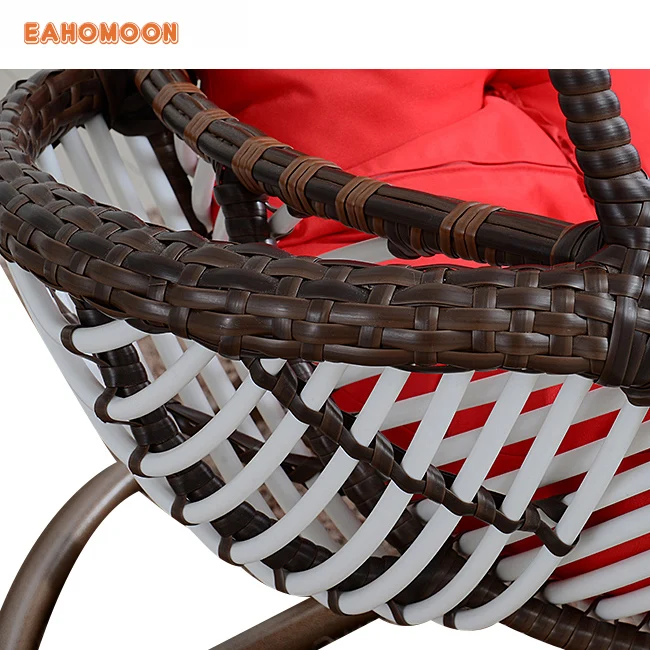 
Bird Nest Chair Outdoor Indoor Wicker Hanging Swing Big Round Wicker Nest Chair 