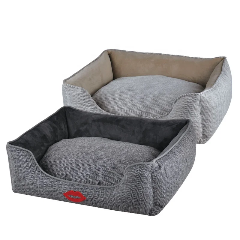 Wholesale Pet products Warm Soft Plush Pet Bed Dog Bed Cat Bed