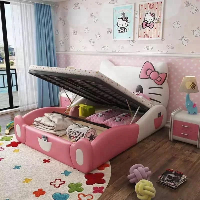 Кровать с hello kitty