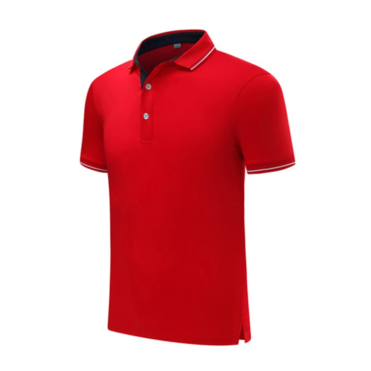 Оптовая продажа, Мужская футболка-поло унисекс с принтом логотипа на заказ