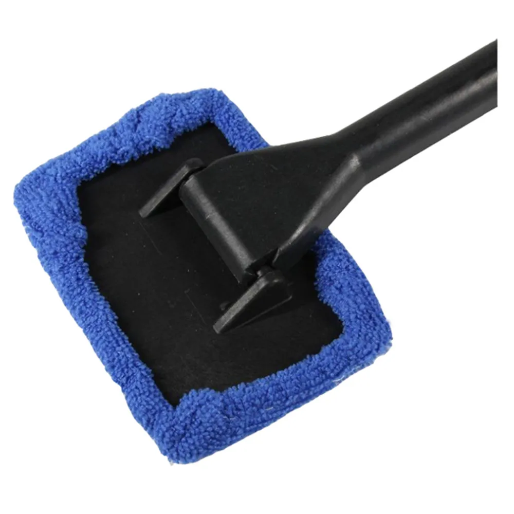 Long handle detachable microfiber car windshield defog duster cleaner wiper brush