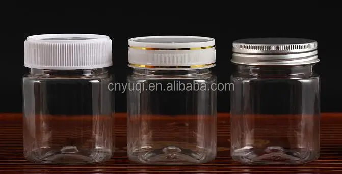 500g HONEY PET Transparents Plastic Honey Bottle Airtight Storage Jar